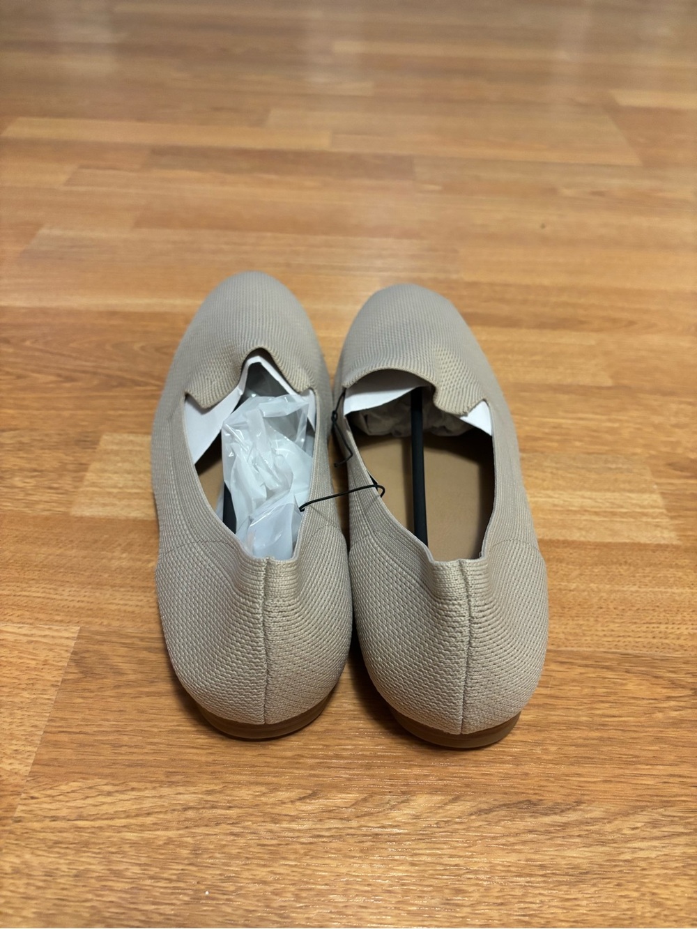 Torrid Taupe Stretch Knit Loafers - Picture 7 of 11